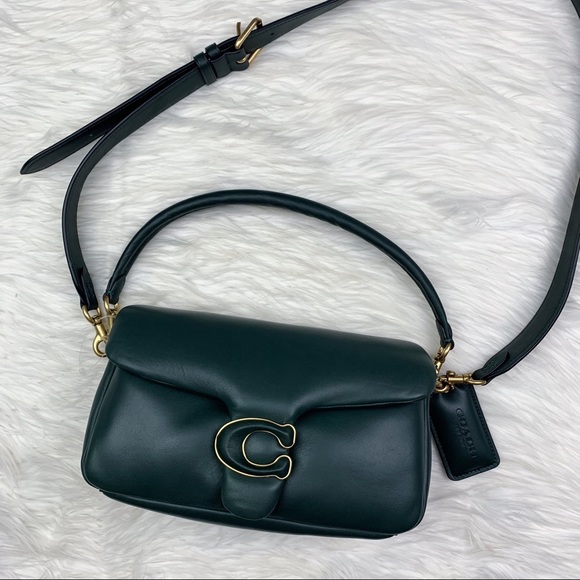 Coach Pillow Tabby Shoulder Bag 26 Amazon Green NEW - Picture 12 of 12